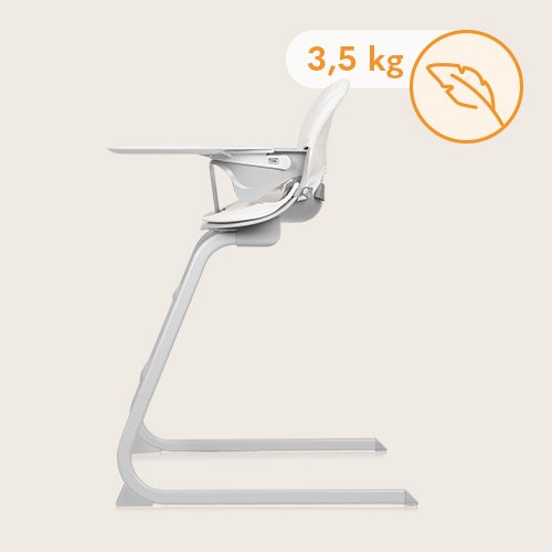 Lionelo Dalia 2-in-1 High Chair, Grey Stone product thumbnail 13