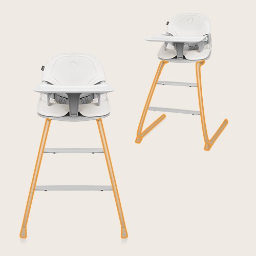 Lionelo Dalia 2-in-1 High Chair, Grey Stone product thumbnail 14
