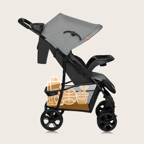 Lionelo Stroller Emma, Grey Dove product thumbnail 3