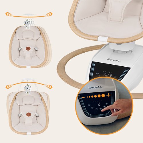 Lionelo Olivia Rocker-recliner Beige Natural product thumbnail 8