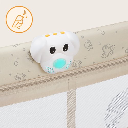 Lionelo Baby Crib Sven Plus, Beige Latte product thumbnail 4