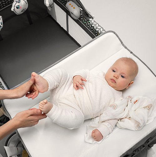 Lionelo Baby Crib Sven Plus, Beige Latte product thumbnail 7