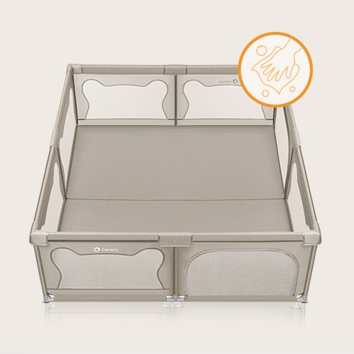 Lionelo Willow XL Playpen, Beige Sand product thumbnail 7