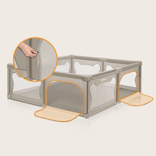 Lionelo Willow XL Playpen, Beige Sand product thumbnail 8
