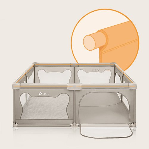 Lionelo Willow XL Playpen, Beige Sand product thumbnail 10