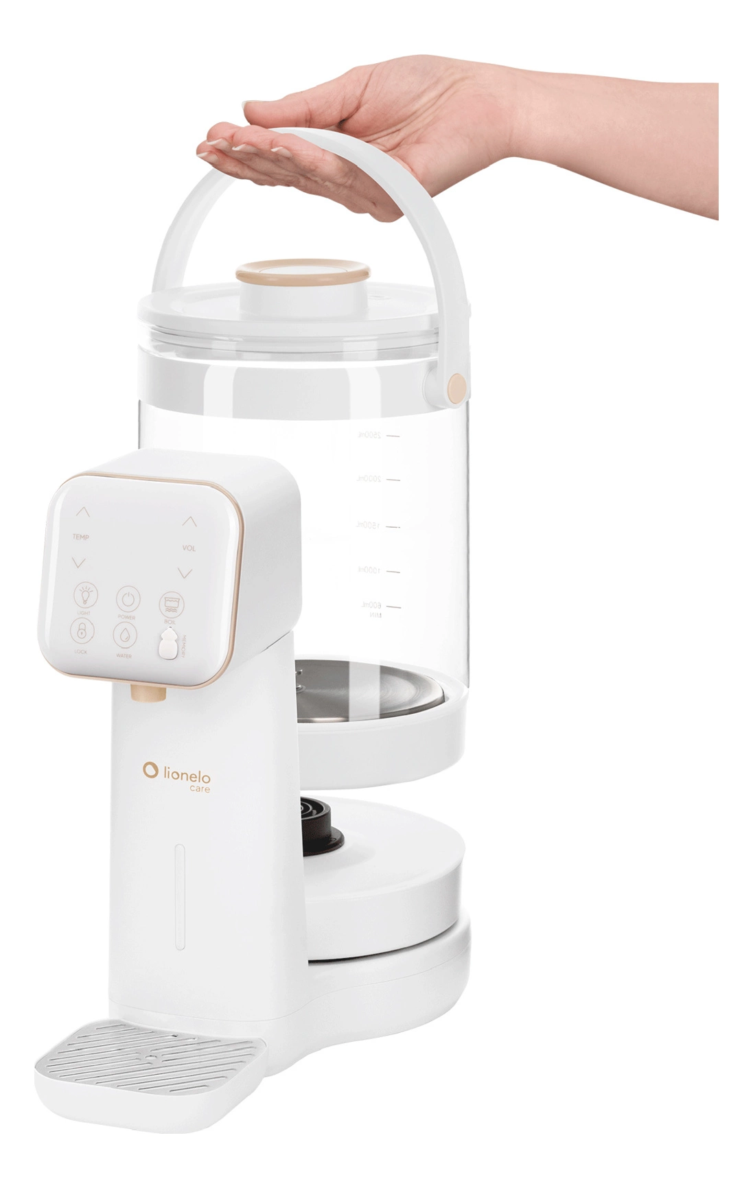 Lionelo BabyPresto 2.0 Instant Baby Bottle Prep 35-100°C – Automatic Dechlorination product thumbnail 4