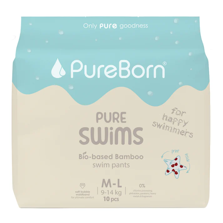 Pure Born Pure Swim Bio-Based Bamboo swim pants, M-L
