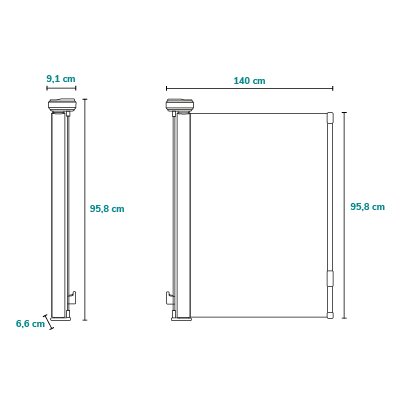 Lionelo Thea Safety Railing, Black Onyx product thumbnail 15
