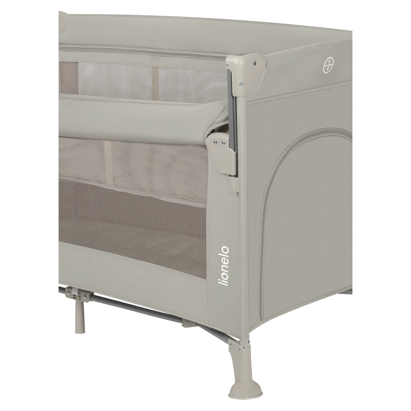 Lionelo Ellen 3-in-1 Travel Mother side Cot with 2 Height Levels, Beige Sand product thumbnail 2