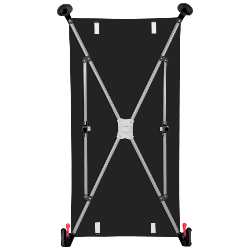 Lionelo Ellen 3-in-1 Travel Mother side Cot with 2 Height Levels, Black Carbon product thumbnail 5
