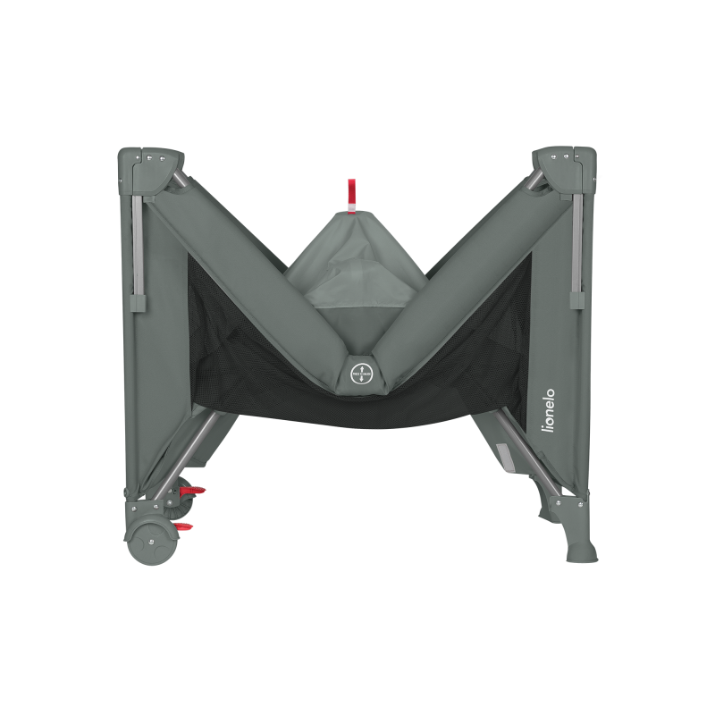 Lionelo Ellen 3-in-1 Travel Mother side Cot with 2 Height Levels, Green Sage product thumbnail 5