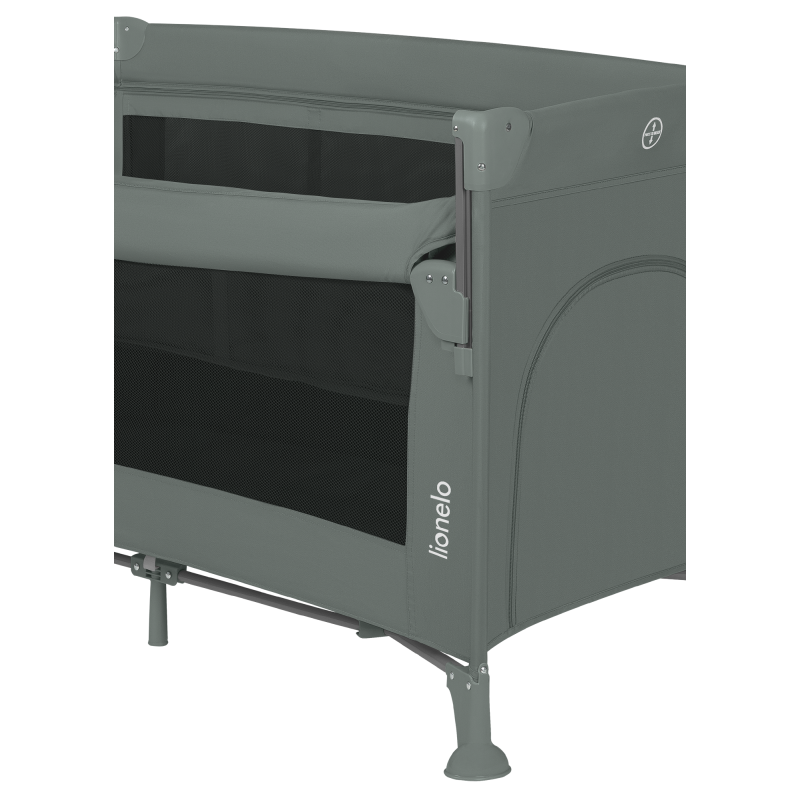 Lionelo Ellen 3-in-1 Travel Mother side Cot with 2 Height Levels, Green Sage product thumbnail 10