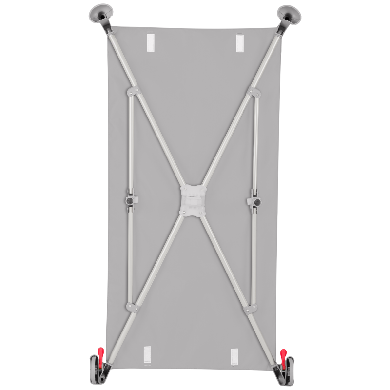 Lionelo Ellen 3-in-1 Travel Mother side Cot with 2 Height Levels, Grey Concrete product thumbnail 5