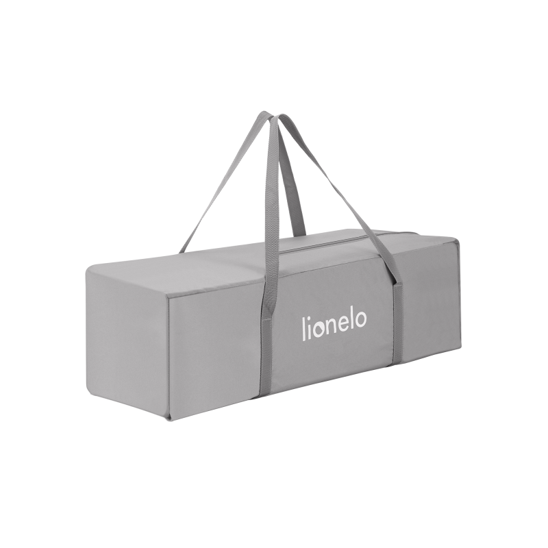 Lionelo Ellen 3-in-1 Travel Mother side Cot with 2 Height Levels, Grey Concrete product thumbnail 6