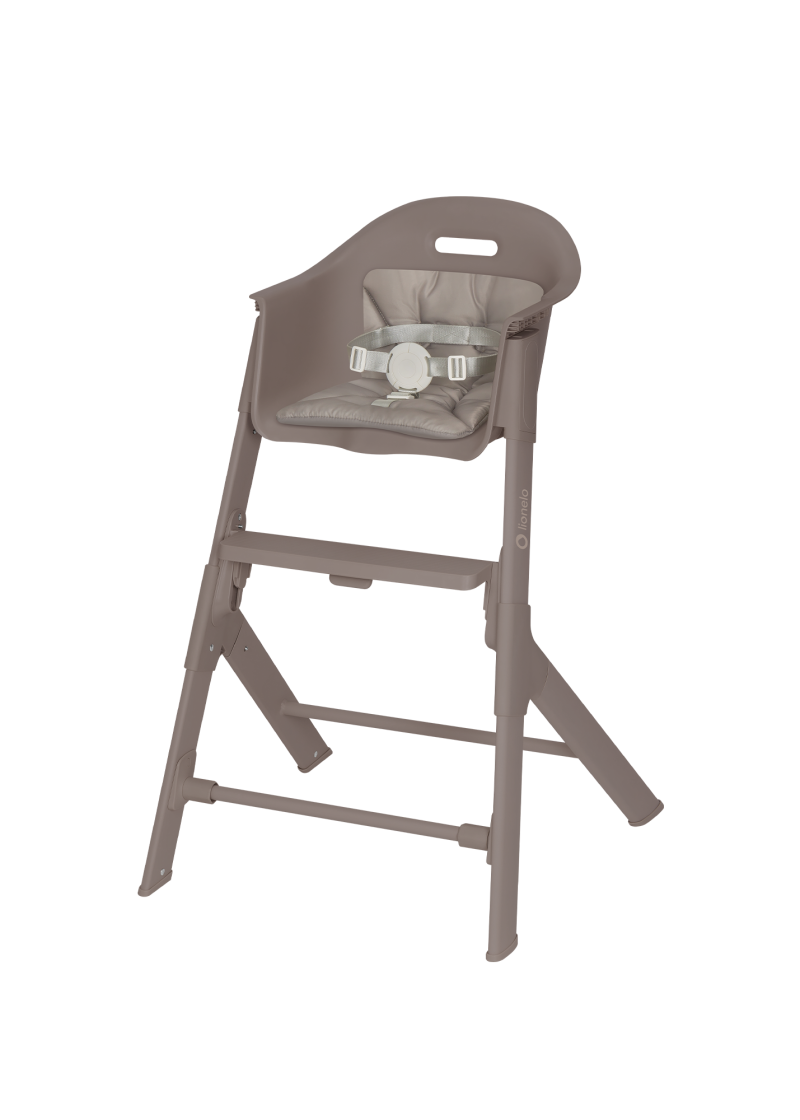 Lionelo Beny Baby High Chair with Tray, Beige Taupe product thumbnail 2