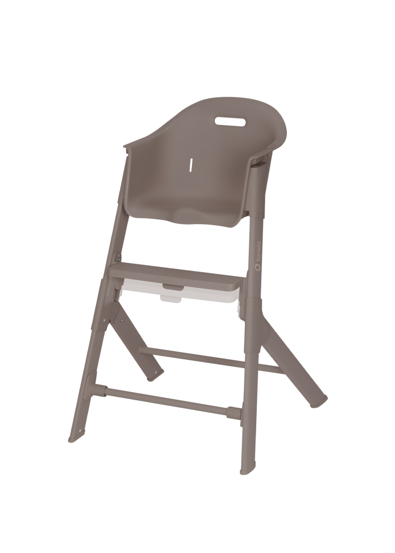 Lionelo Beny Baby High Chair with Tray, Beige Taupe product thumbnail 3