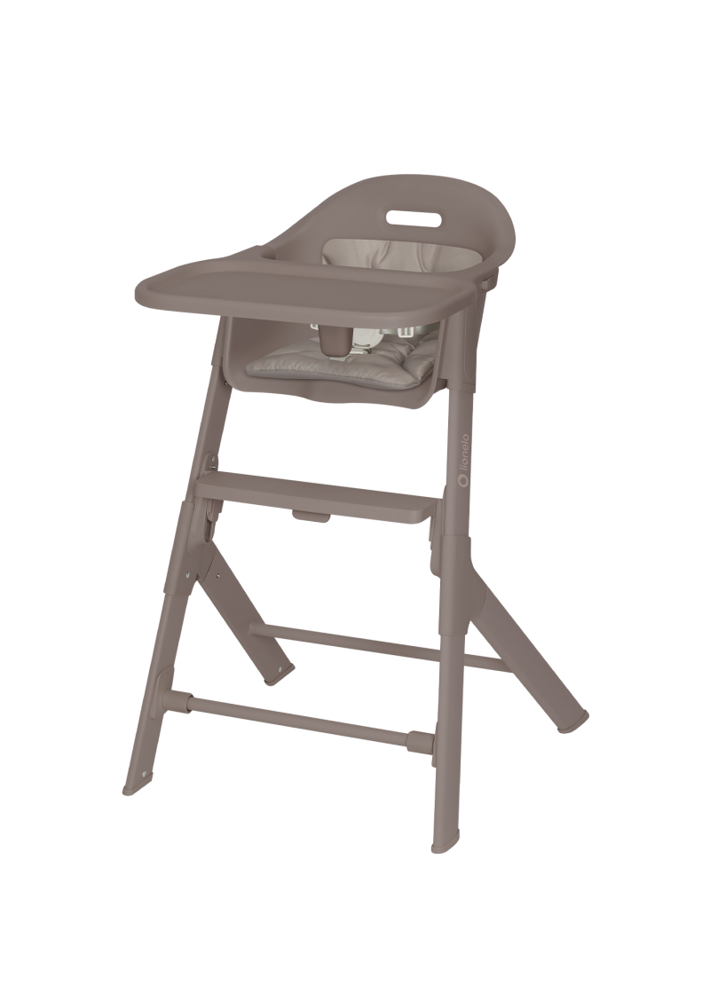 Lionelo Beny Baby High Chair with Tray, Beige Taupe