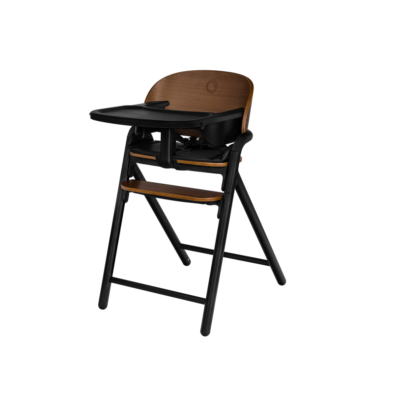 Lionelo Celia 3-in-1 Scalable Highchair, Black Natural Wood