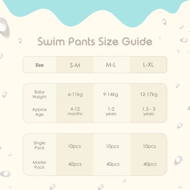 Pure Born Pure Swim Bio-Based Bamboo swim pants, S-M product thumbnail 3