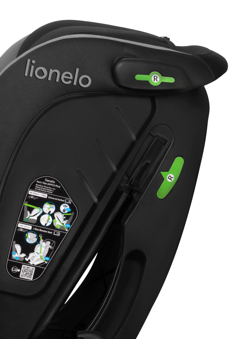 Lionelo Car Seat Aart i-Size, Grey Graphite product thumbnail 6