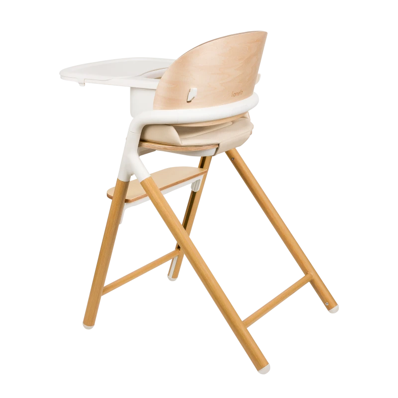 Lionelo Celia 3-in-1 Scalable Highchair, White Natural Wood product thumbnail 3