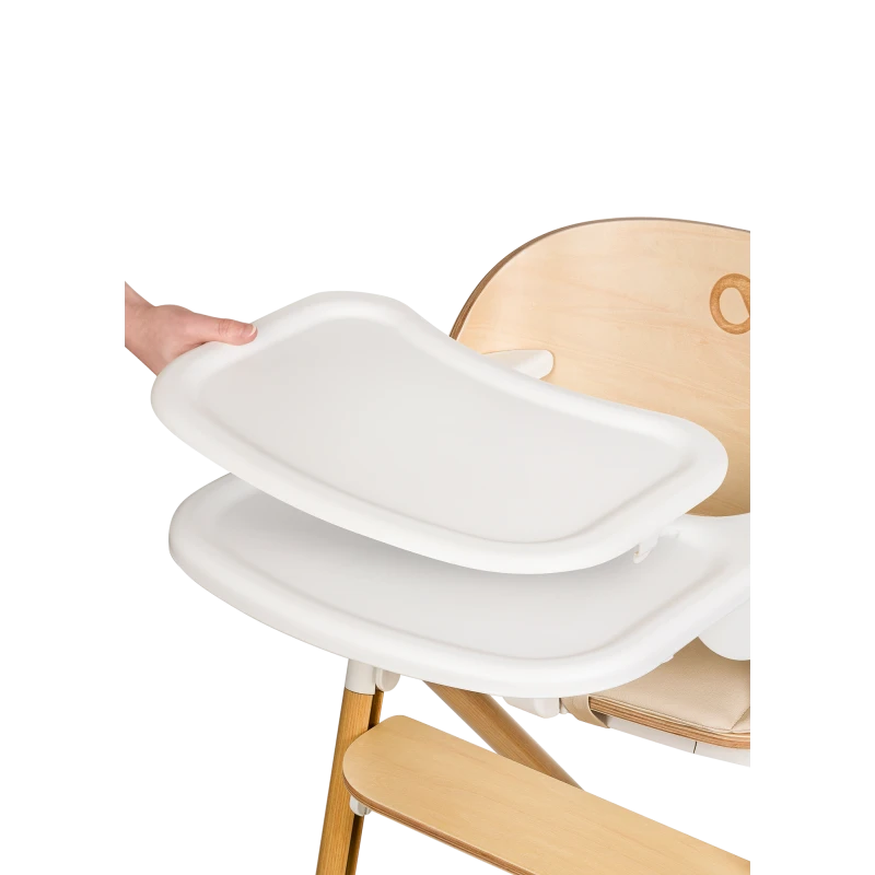 Lionelo Celia 3-in-1 Scalable Highchair, White Natural Wood product thumbnail 7