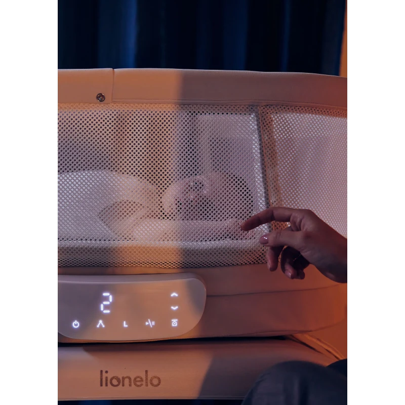 Lionelo Coral 3-in-1 Cot, White product thumbnail 4