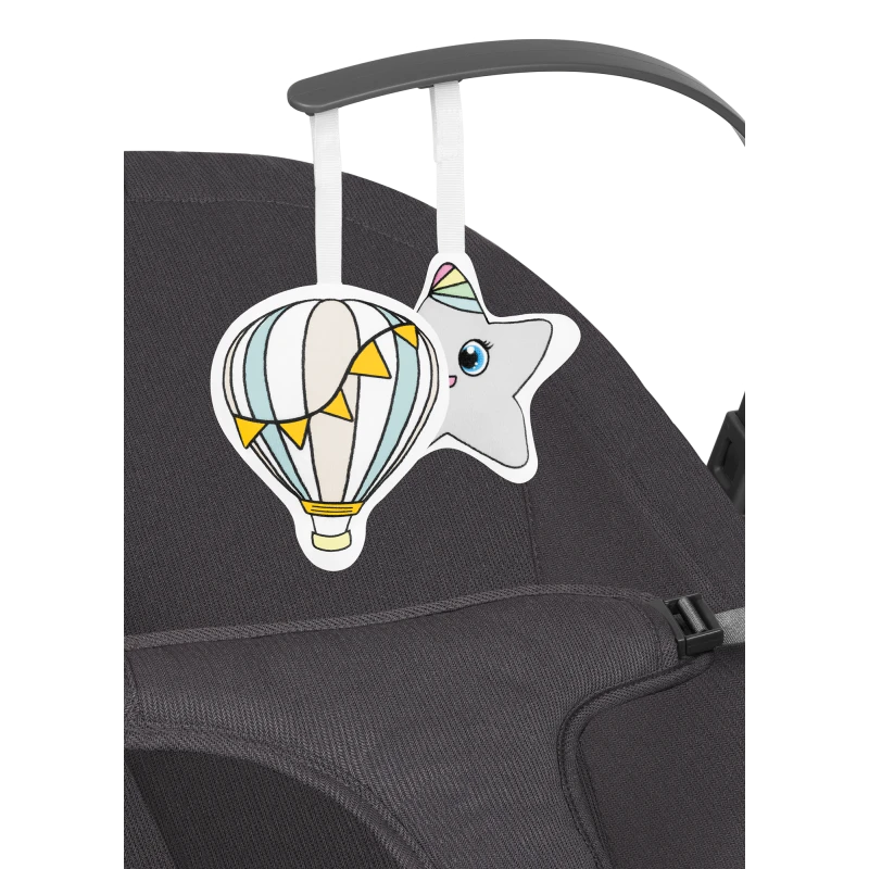 Lionelo June Baby Bouncer, Grey Stone product thumbnail 7