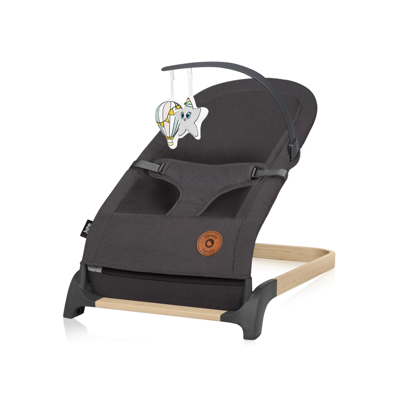 Lionelo June Baby Bouncer, Grey Stone