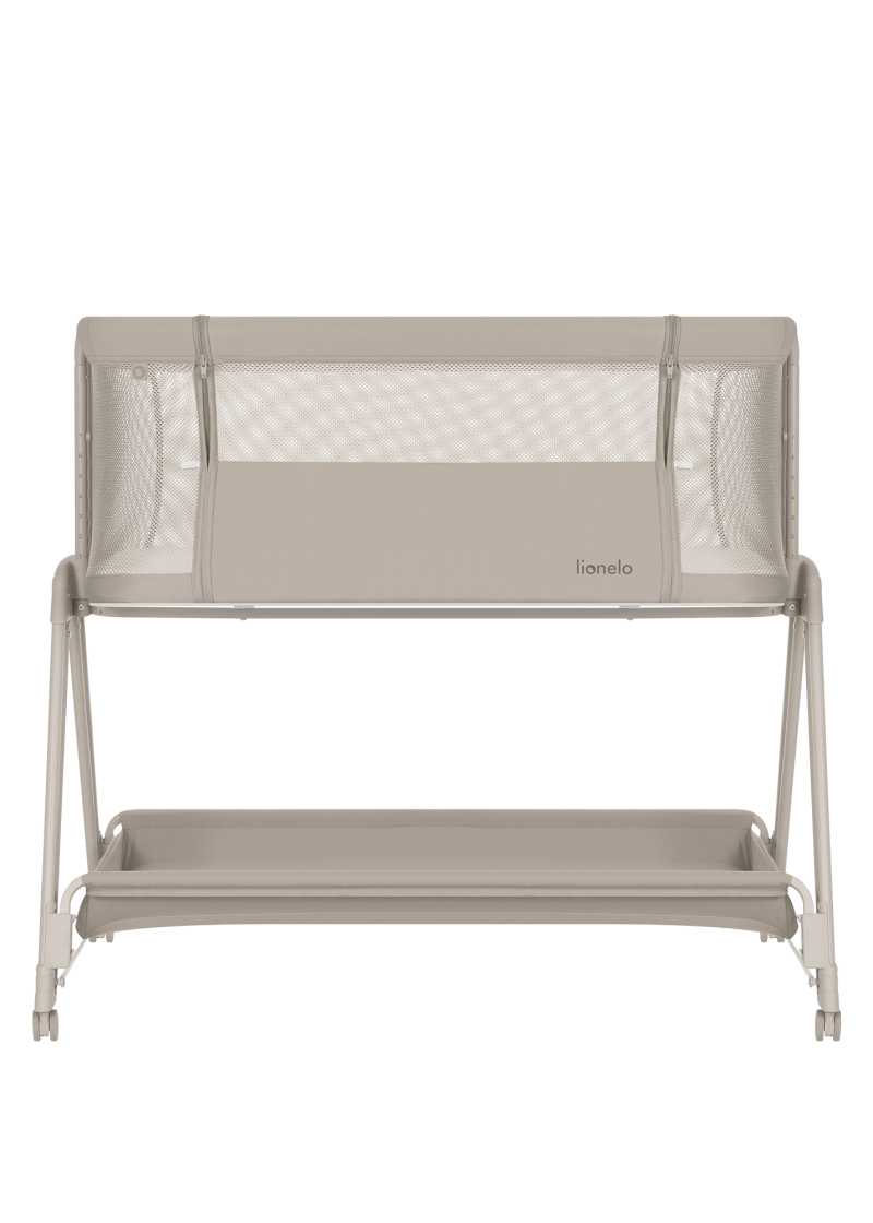 Lionelo Luna 2in1 Bedside Crib, Beige Sand product thumbnail 2