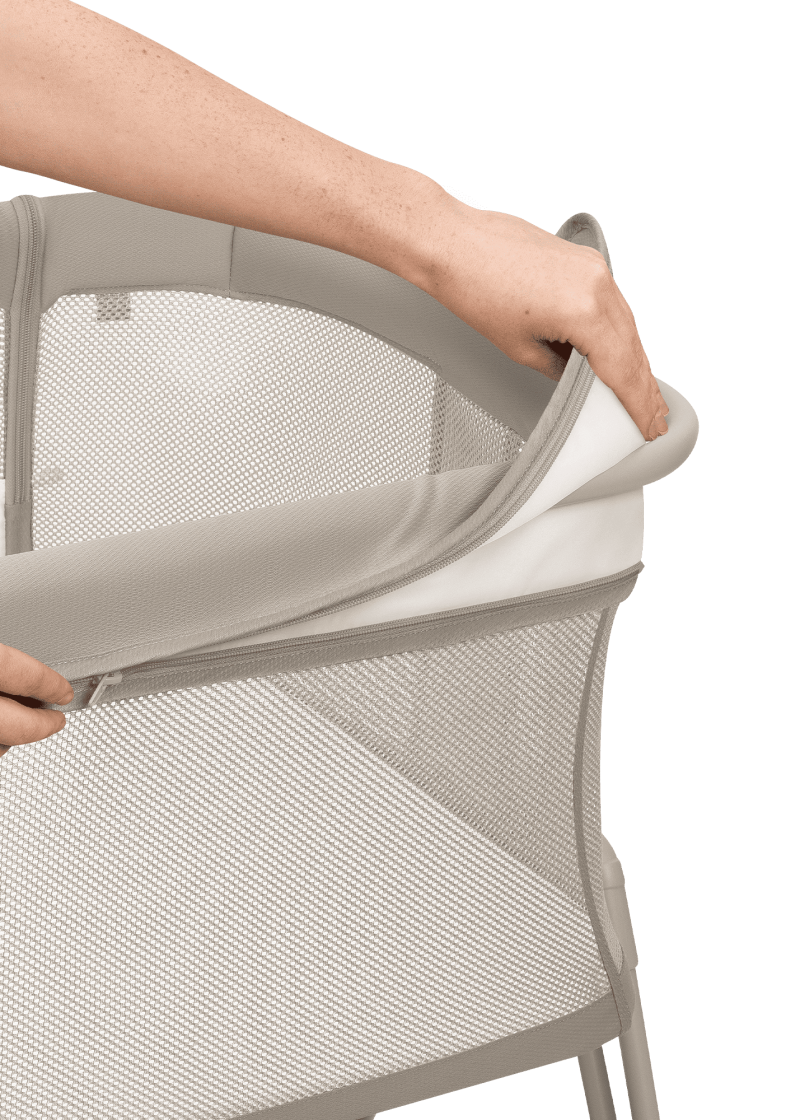Lionelo Luna 2in1 Bedside Crib, Beige Sand product thumbnail 4