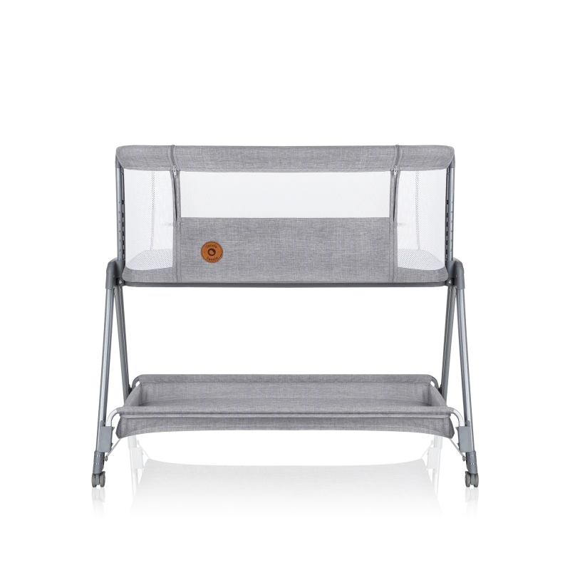 Lionelo Luna 2in1 Bedside Crib, Grey Concrete product thumbnail 2