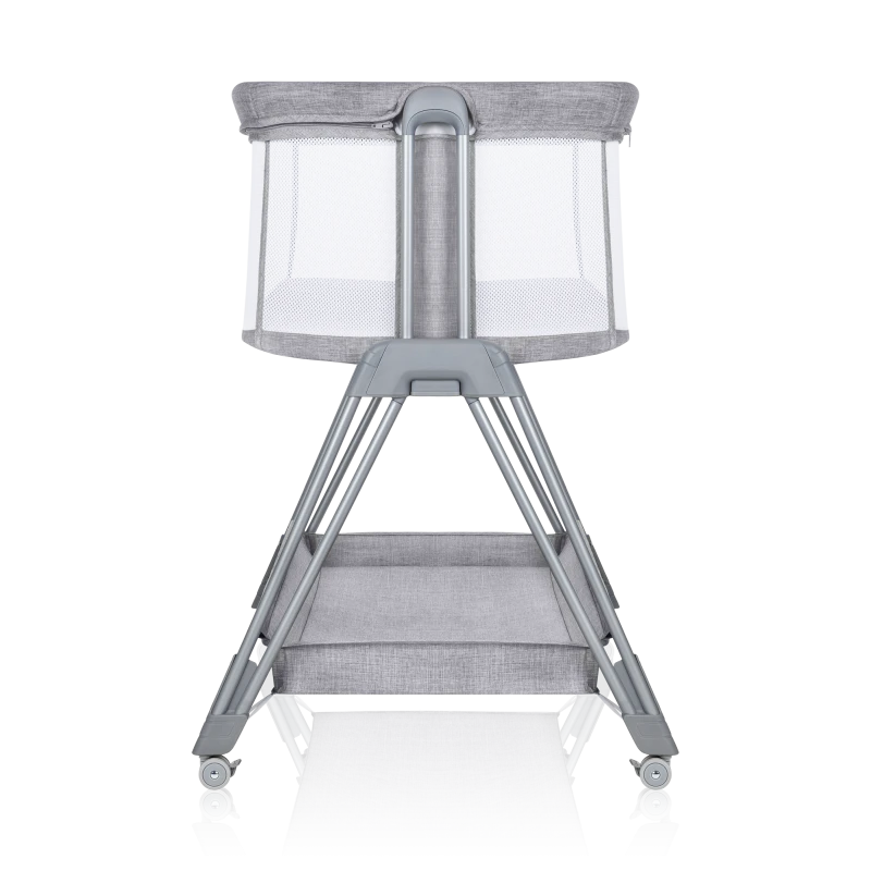 Lionelo Luna 2in1 Bedside Crib, Grey Concrete product thumbnail 4