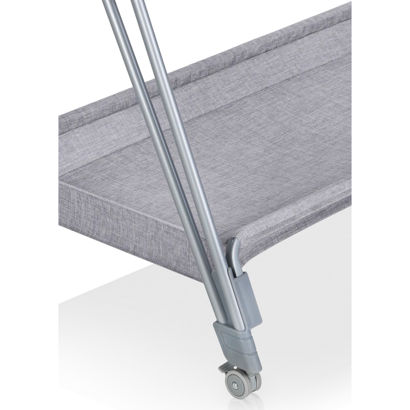 Lionelo Luna 2in1 Bedside Crib, Grey Concrete product thumbnail 5