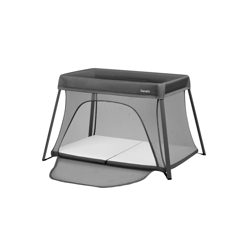 lionelo Alice 3-in-1 Baby Playpen Travel Cot, Grey product thumbnail 5