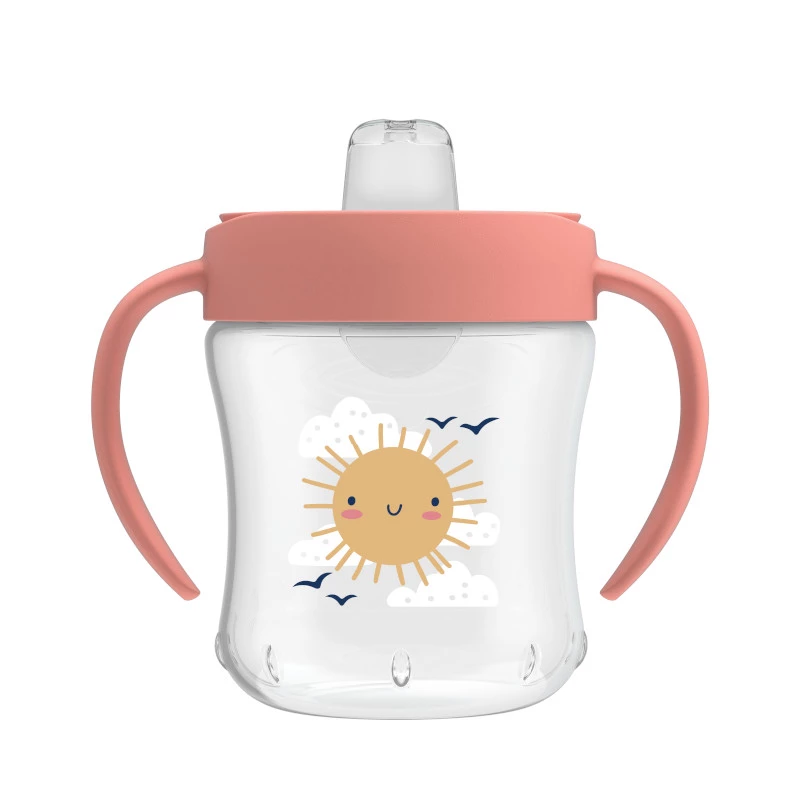 Dr. Brown's 6 oz/180 mL Soft-Spout Transition Cup with Handles, Sunshine (6m+), 1-Pack - Image 3