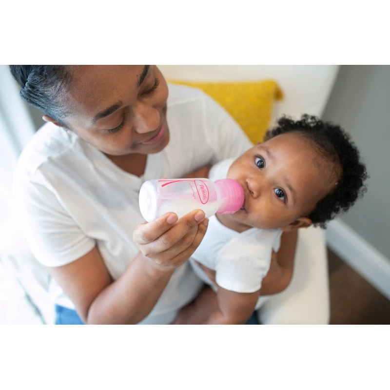 Dr. Brown's PP Narrow Anti-Colic Options+ Baby Bottle, PINK Gift Set - Image 3