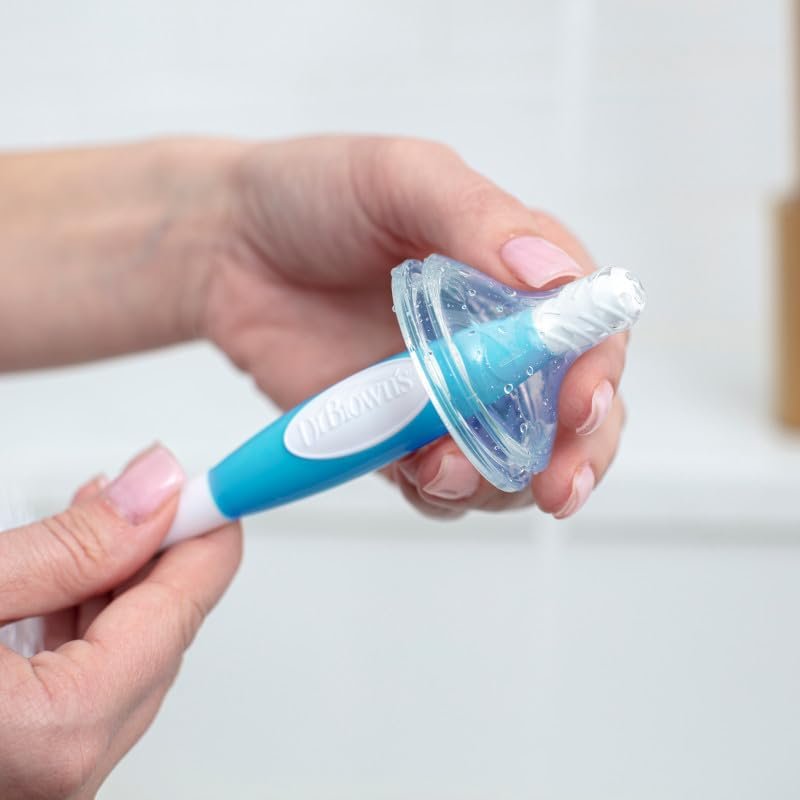 Dr. Brown's PP Wide-Neck Anti-Colic Options+ Baby Bottle, BLUE Gift Set - Image 4