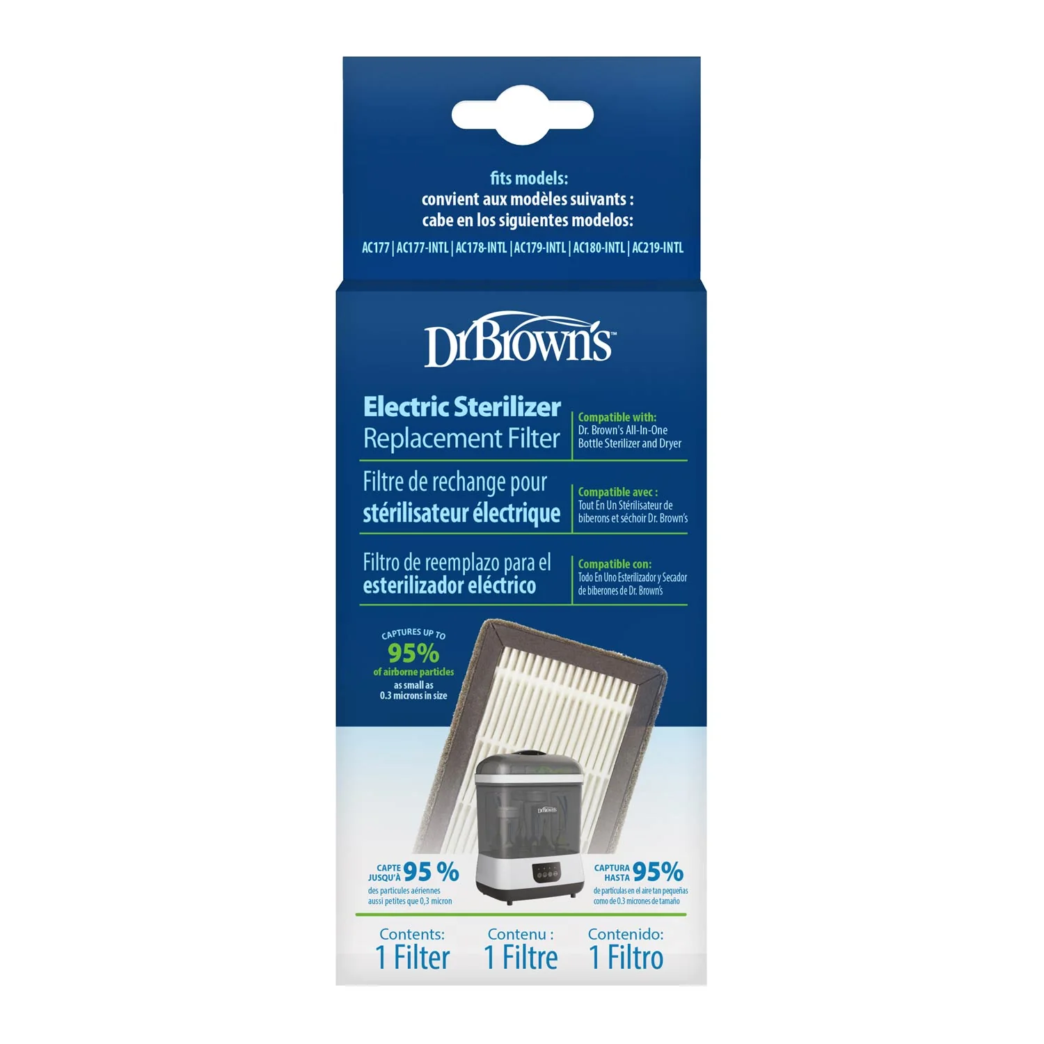 Dr. Brown's Replacement Air Filter for Sterilizer and Dryer, 1-Pack - Image 2