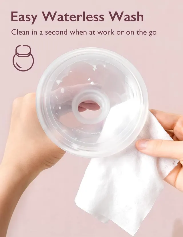 Momcozy Natural Breast Pump Wipes for Parts Cleaning on-the-go 30pcs (1PCK) - Image 5