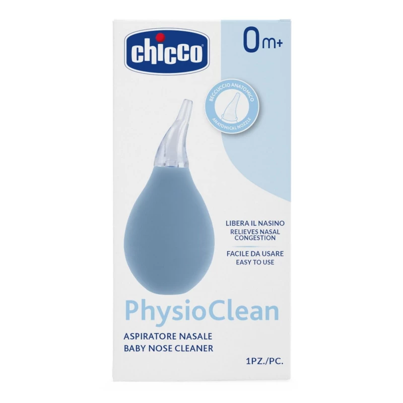 Chicco Physio Nasal Aspirator - Blue- 0 Months+