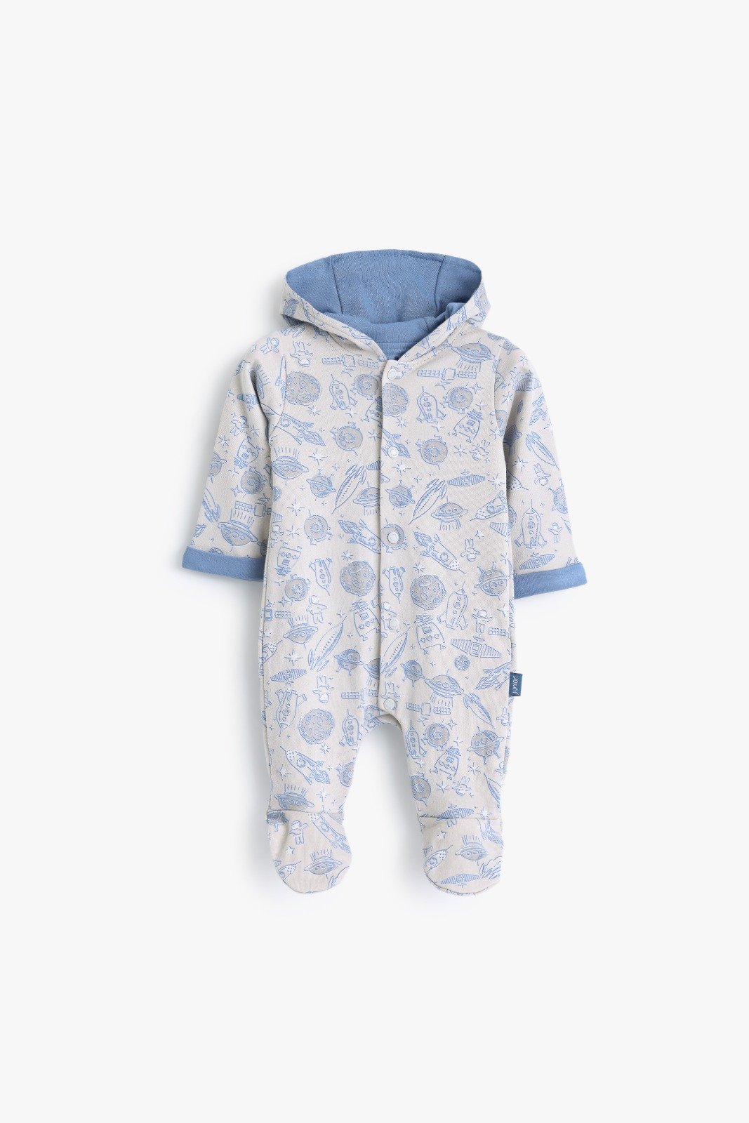 Junior Hooded print Romper Space friend