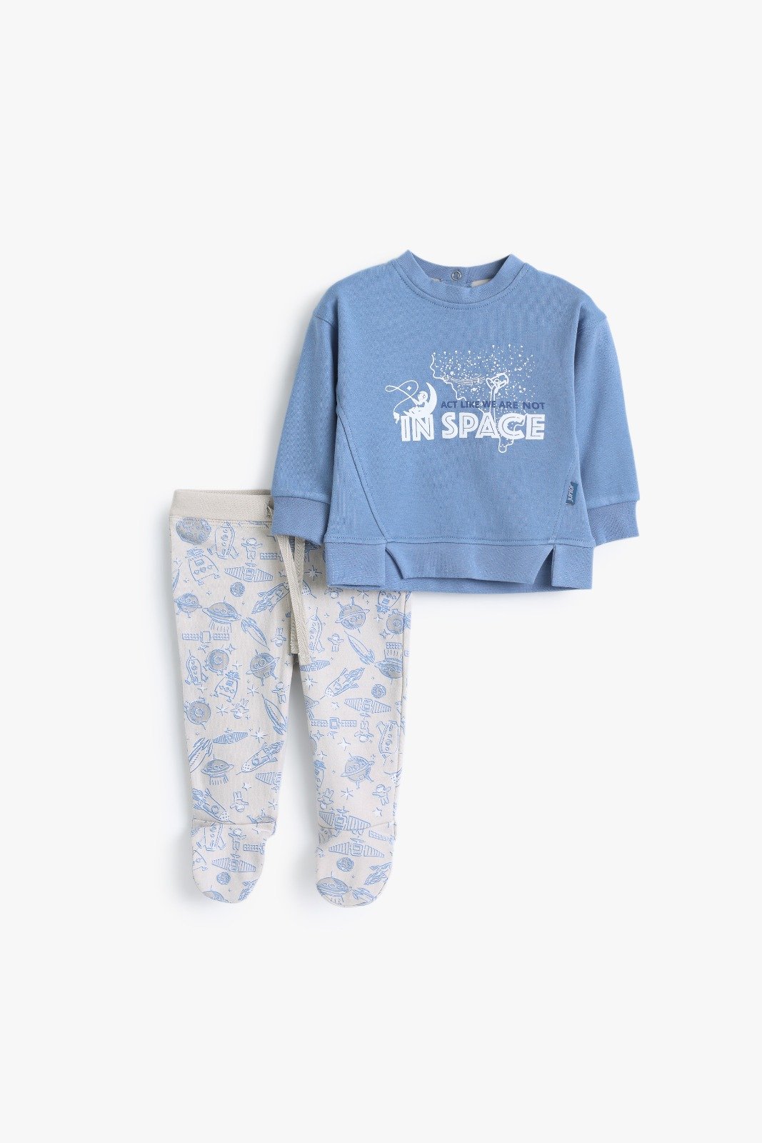 Junior Printed T-shirt & Trouser Space friend